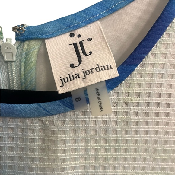 Julia Jordan Sleeveless Abstract Mesh Shift Dress ( Size 8 ) Excellent condition - Picture 4 of 6